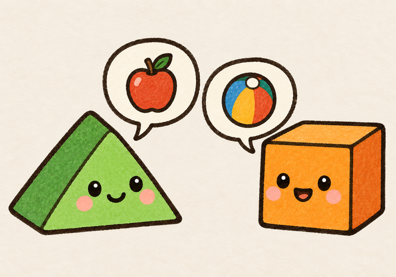 ことばとコミュニケーションのようす（イラスト）